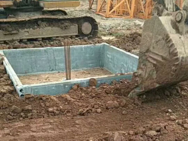 裝配式住房承臺，墻板做承臺