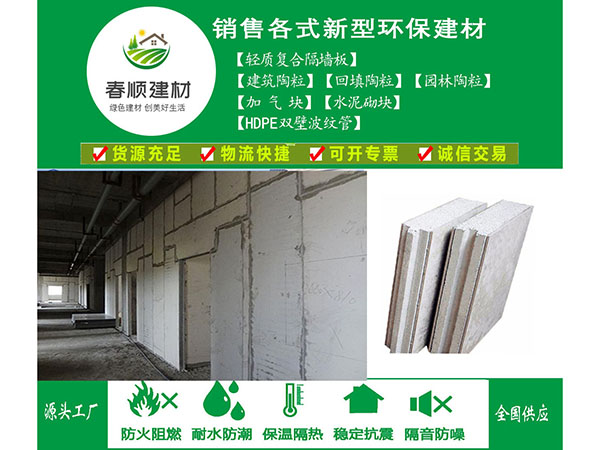 GRC板，ALC板與輕質(zhì)復(fù)合隔墻板批發(fā)